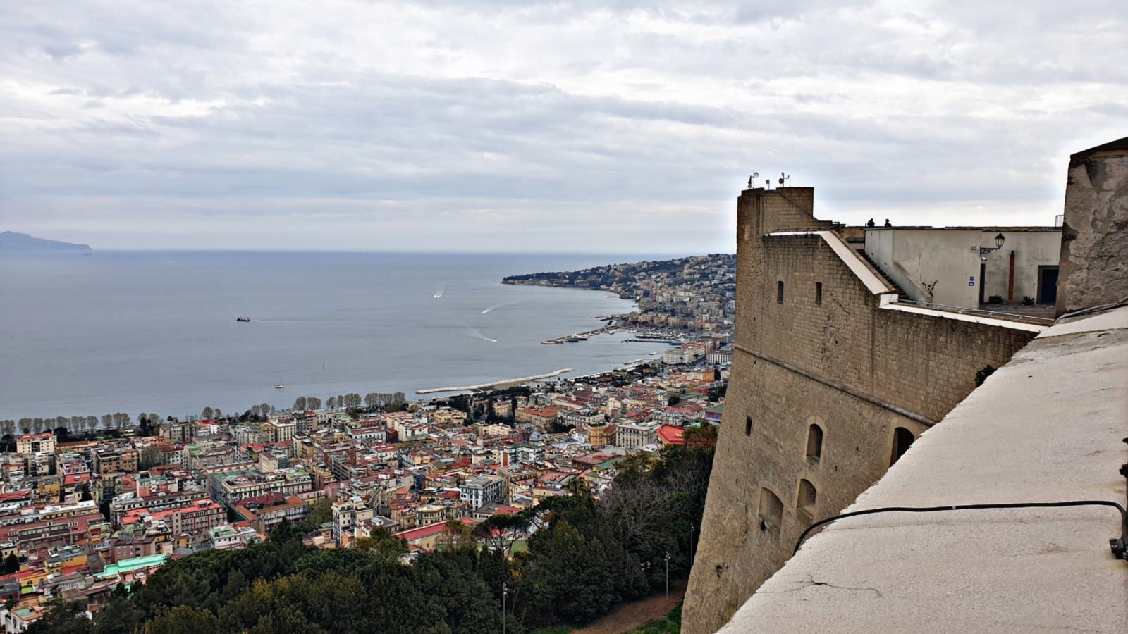 Vista del Golfo da Castel Sant'Elmo