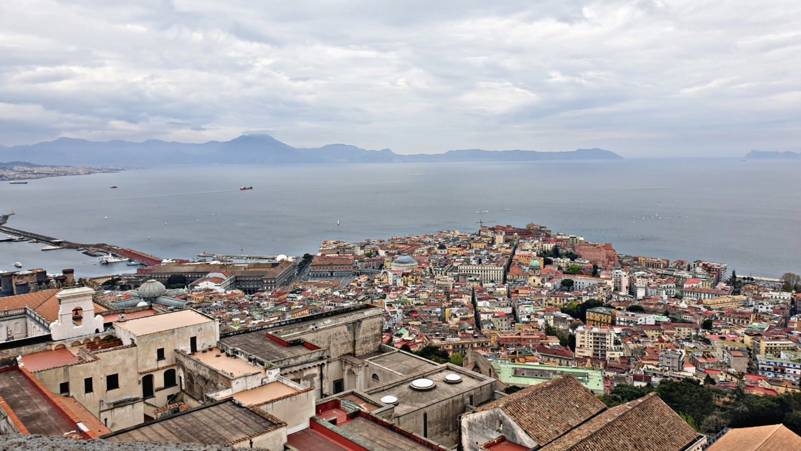 Vista del Golfo da Castel Sant'Elmo