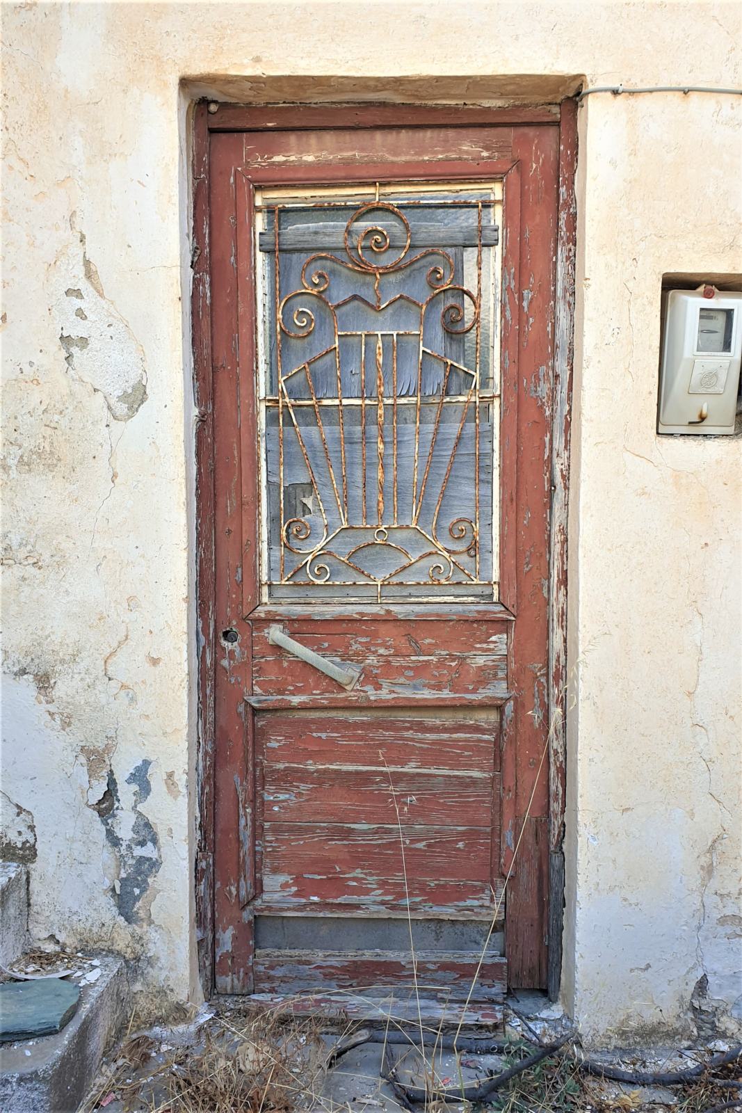 Porte d'ingresso delle case del Kastro - Isola di Folegandros