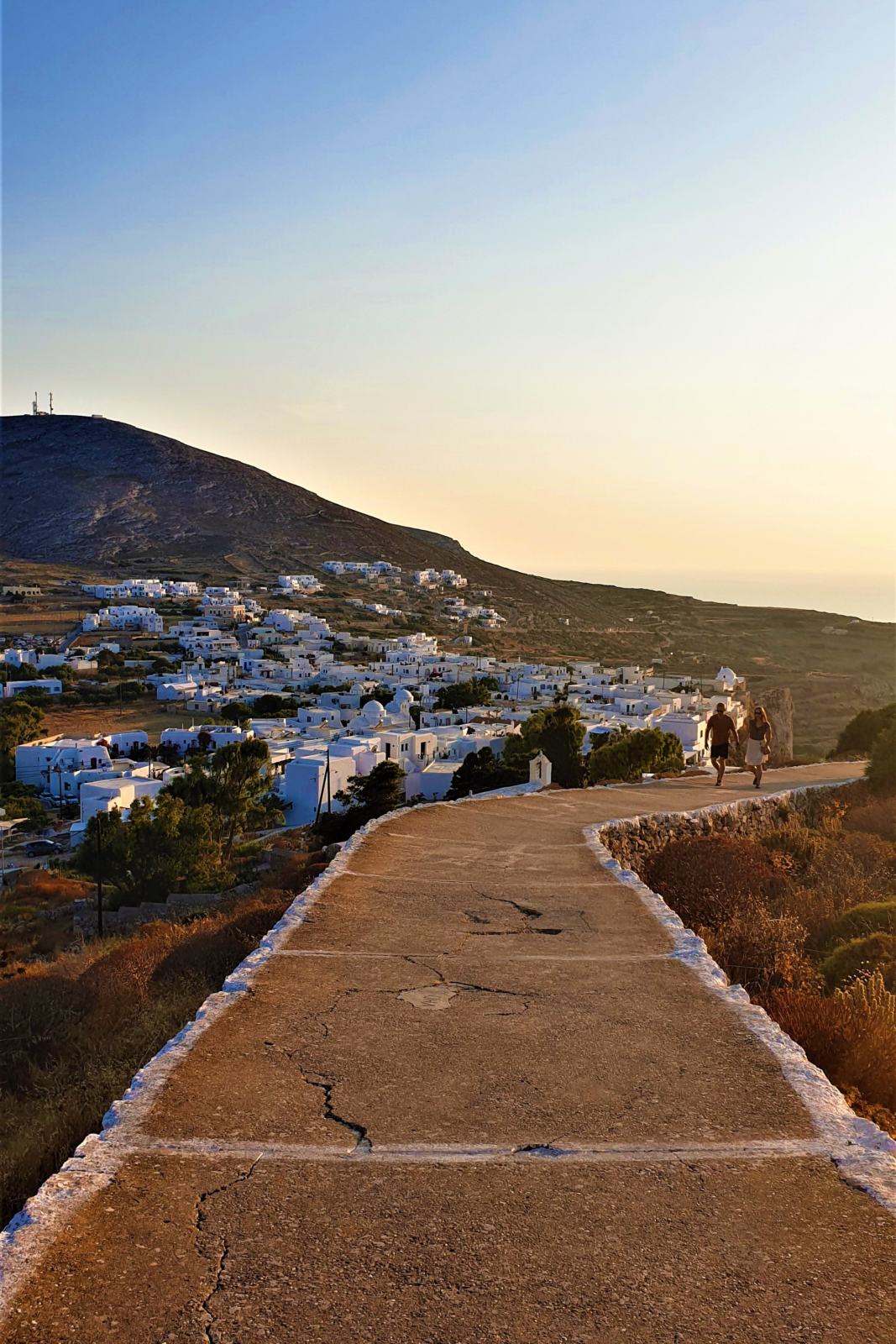 Sentiero verso la salita alla Chiesa di Panagia