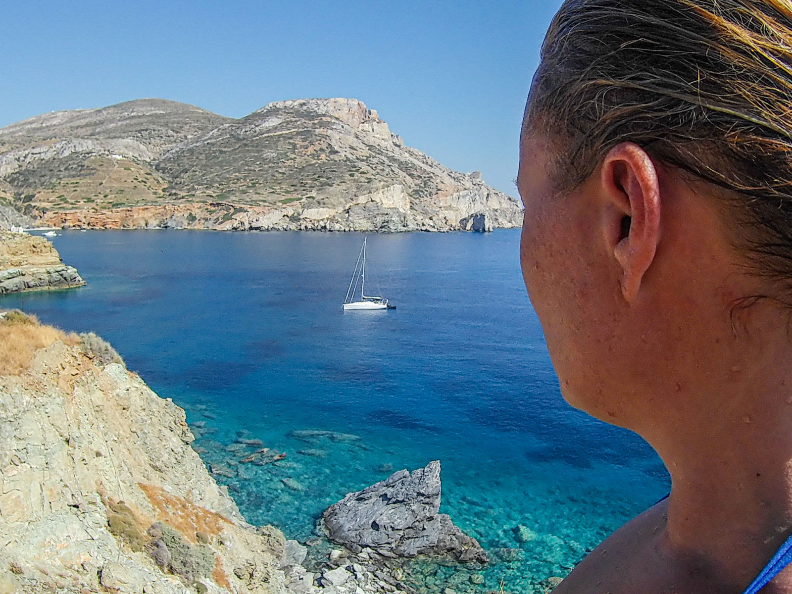 Vista dal sentiero tra Galifos e Agios Nikolaos