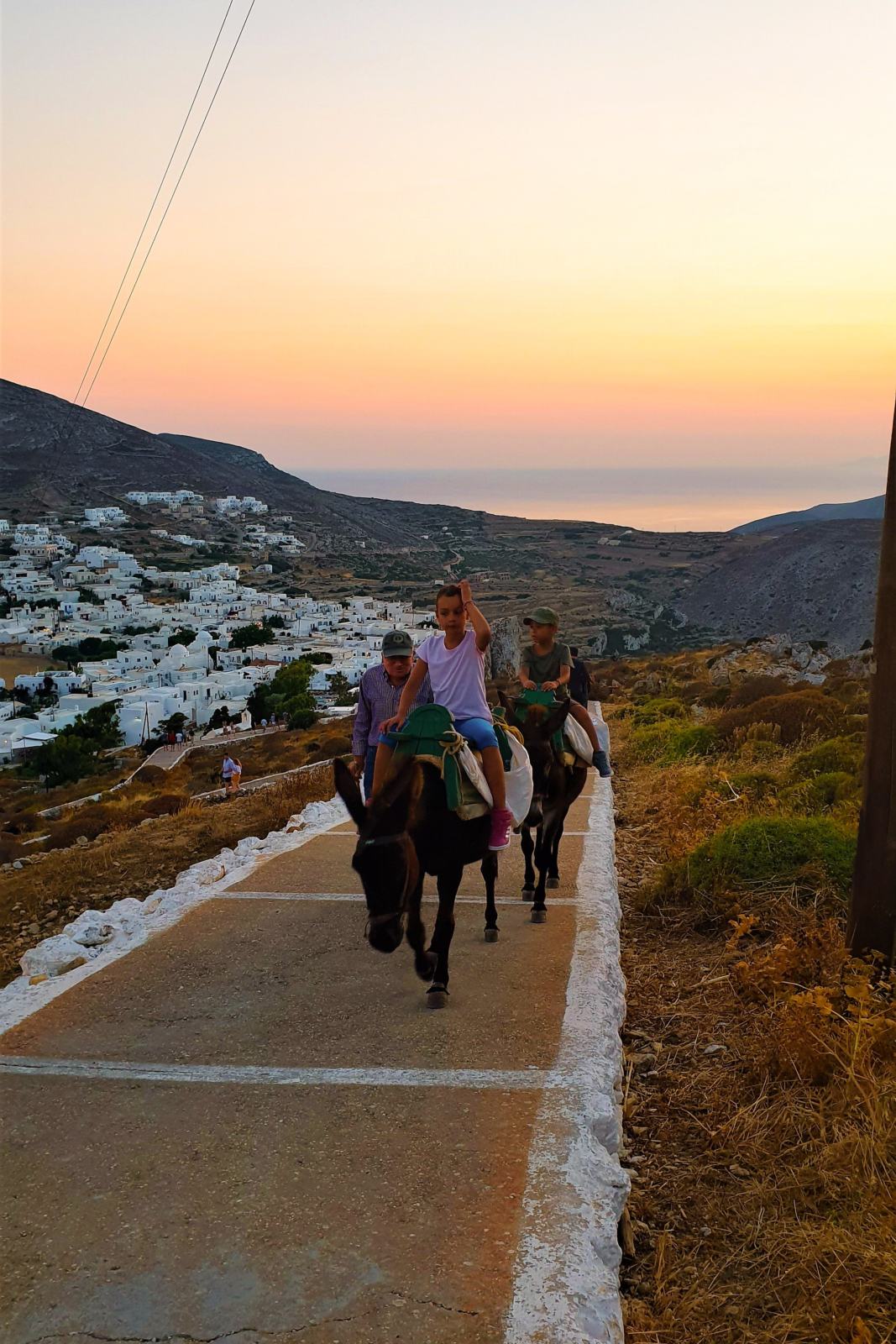 Sentiero verso la salita alla Chiesa di Panagia